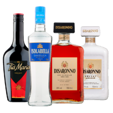 Disaronno, Disaronno velvet, Tia Maria of Isolabella sambuca